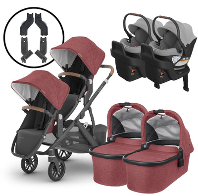 2024 UPPAbaby Vista V2 and Aria Twin Travel System