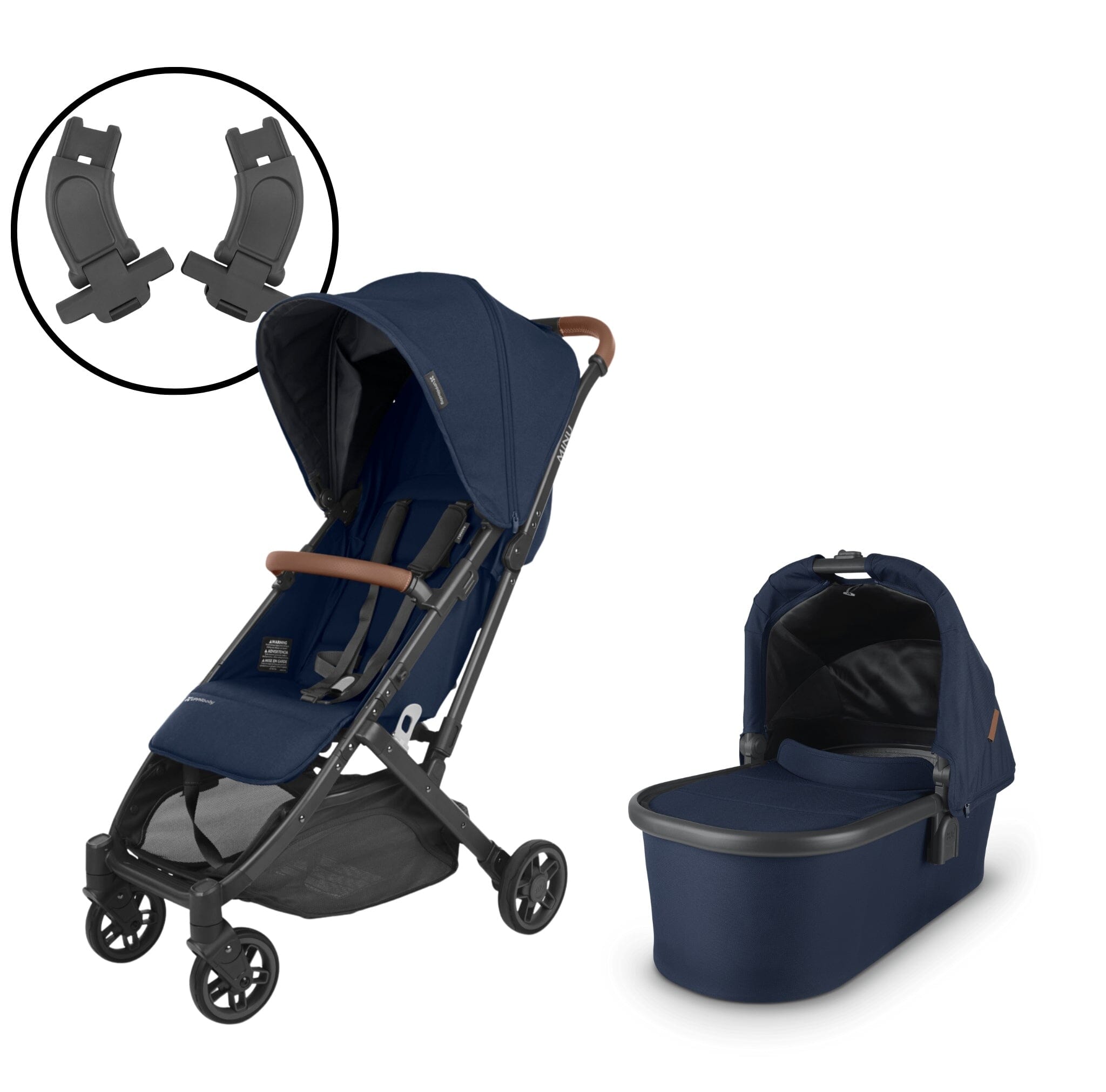 UPPAbaby Minu V2 Stroller and Bassinet Bundle