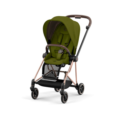 Cybex Mios3 Stroller - Rose Gold / Khaki Green