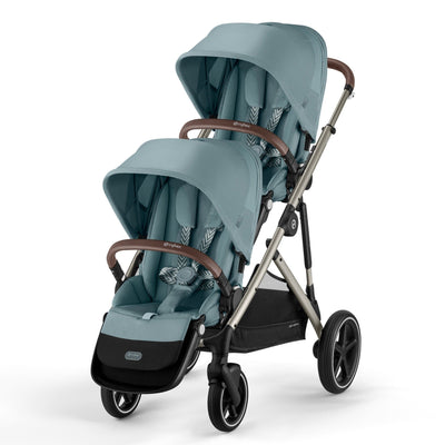 Cybex Gazelle S 2 Double Stroller Sky Blue