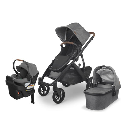 UPPAbaby Vista V2 and Aria Travel System - Greyson / Greyson