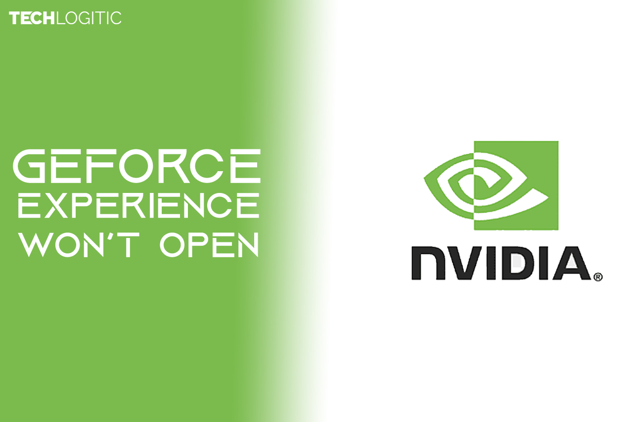 geforce experience won't open