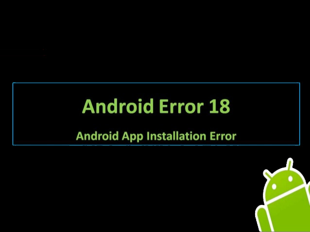how to fix error 18