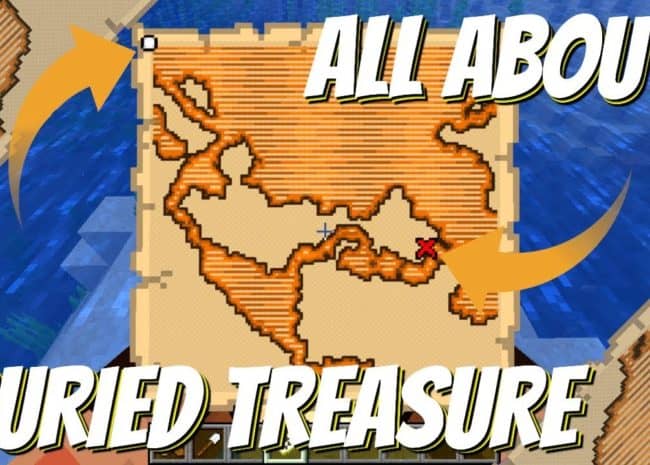 minecraft buried treasure map