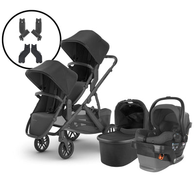 2024 UPPAbaby Vista V2 Double Stroller and Mesa V2 Travel System - Jake / Greyson